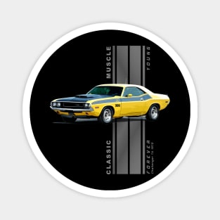 Challenger TA Classic American Muscle Cars Vintage Magnet